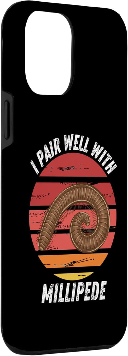 iPhone 14 Plus Vintage Millipede I Pair Well With Millipede Insect Lover Case...