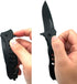 ALBATROSS EDC Cool Sharp Tactical Folding Pocket Knife,SpeedSafe Spring Assisted Opening Knifes with Liner Lock,Pocketclip,Glass Breaker,Seatbelt ...