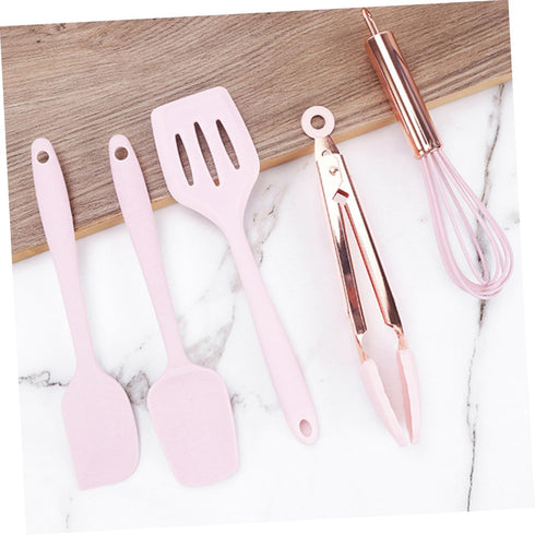 Children's Baking Tools Kids Silicone Baking Tool kids spatulas Kids Pastry Scraper Kids Utensil tools for kids kid spoons bread baking tool non s...