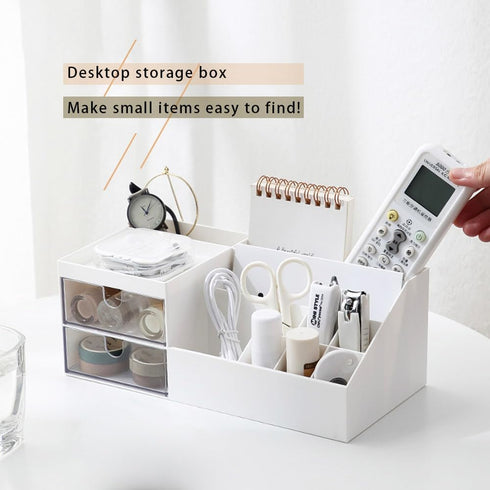 Desk Organizers Pencil Holder?10 Compartments+2 Drawer, Pen Holder Storage for Office, Home, School, Classroom Accessories, Organization and Stora...