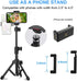 Webcam Tripod Stand Extendable Desktops Tripod for Camera/Phone/Webcam, Desk Tripod Webcam Mount Holder Compatible with Logitech Stream Webcam C92...