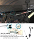 2Pcs Recliner Cables Replacement D-Ring Cables, Exposed 4.9" Total 33.7", Fit Ashley and Most Recliner...