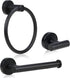 Bathroom Hardware Set 3 Piece-Robe Hook, Hand Towel Holder and Toilet Paper Holder for Bathroom Towel Rack Heavy Duty Towel Hanger Wall Mounted Ba...