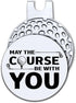 May The Course Be with You Golf Ball Marker with Magnetic Hat Clip, Funny Golf Accessories and Golf Gifts for Men Women Mom Dad Grandpa, Birthday ...