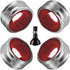 Stainless Steel Wine Bottle Collars, Durable Wine Collar Drip Rings, Simple and Sleek Wine Drop Stopper with Felt, Small Handy Gadgets for Kitchen...