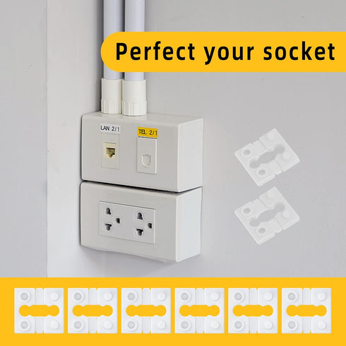 96 Pcs Switch and Receptacle Spacer for Loose Outlet Plug Fix - Outlet Spacers for Electrical Box - Electrical Extender Outlet Shims Light Switch ...