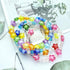 200 Pieces 12mm Acrylic Flower Beads Mix Candy Colors Smooth Spacer Beads Flower Shape Beads for DIY Craft Jewelry Making Bracelets Necklaces Earr...