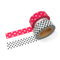 allydrew 10M L x 15mm W Set of 2 Washi Masking Tape, Red and Black Hearts...