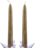 Candlestock Real Bayberry Taper Candle Pair 8 inch - Pure Bayberry and Pure 100% USA Beeswax Blend - Dripless Taper Candle Pair...