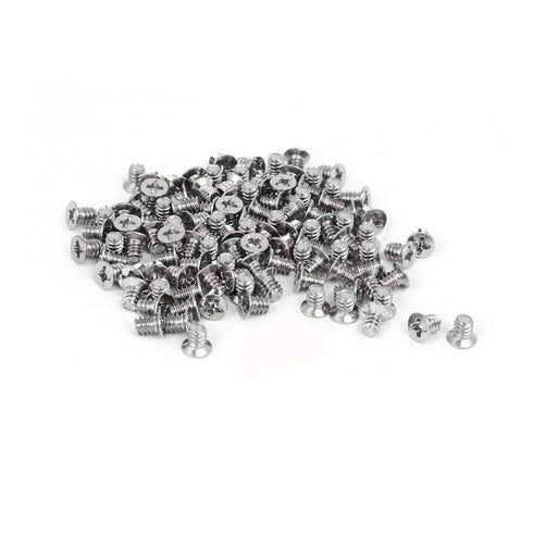 XJS Computer PC Case 2.5-inch HDD M3x5mm Flat Phillips Head Hard Drive Screw 100pcs...