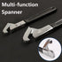 Mini Wrench 4 Inch Adjustable Plumbing Wrench Multi-Shape Adaptation Plumbing Grips Clamp Repair Hand Tool Black...