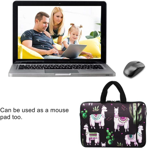 11 11.6 12 13 Inch Laptop Shoulder Bag Carrying Case Laptop Sleeve Computer Messenger Bag Neoprene Waterproof Protective Tablet Handbag Handle Sho...