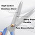 Fabric Sewing Scissors All Purpose Tailor Scissors Heavy Duty, 9" Stainless Steel Ultra Sharp Blade Scissors for Office Craft,Comfort-Grip Handles...