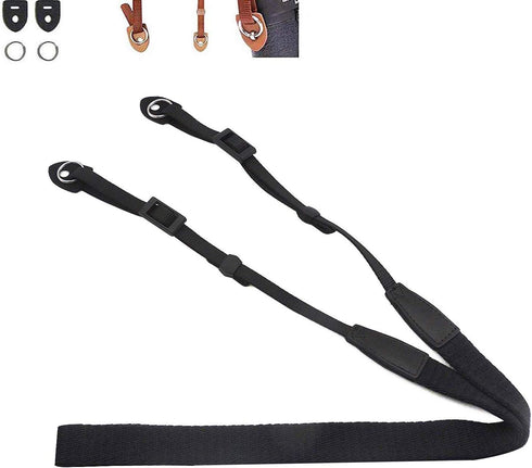 Camera Neck Strap/Thin Camera Strap or Binoculars Strap Black...