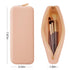 Travel Makeup Brush Holder,Silicone Makeup Brush Holder,Makeup Brush Bbag,BPA free Travel Accessories7.9 x 3.15 x 1.18 inches(Shell powder)...