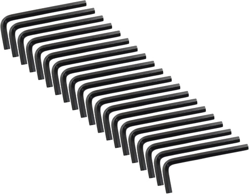 6mm Hex Key Wrench, Allen key Wrench, 10Pcs L Shaped Wrench, Hex Key Hexagon Head Replacement, Small Hex Wrench for Repairing Bike, Furniture(Blac...