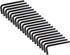 6mm Hex Key Wrench, Allen key Wrench, 10Pcs L Shaped Wrench, Hex Key Hexagon Head Replacement, Small Hex Wrench for Repairing Bike, Furniture(Blac...