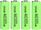 4 Packs Ni-MH AA 2300mAh Rechargeable Batteries, 1.2V Double A High Capacity Pre-Charge Long Lasting for microphones,TV remotes,wireless mouse,key...