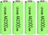 4 Packs Ni-MH AA 2300mAh Rechargeable Batteries, 1.2V Double A High Capacity Pre-Charge Long Lasting for microphones,TV remotes,wireless mouse,key...