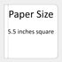 Ricco Bello 5.5 x 5.5 inch Small Square Sketchbook for Drawing - 180 GSM Thick Paper, Faux Leather Hardcover, for Use with Pen, Pencil, Water Base...