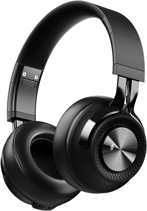 Bluetooth Headphones Over-Ear, 60H Playtime and with Low Latency Wireless Headphones with Microphone, HiFi Stereo Foldable Lightweight Headset, De...