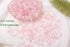 Rose Quartz Healing Crystal Chips Bulk Gemstones Sets Tumbled Crushed Stones Crushed Crystals Natural Rocks for Fountain Rocks Decoration Reiki En...