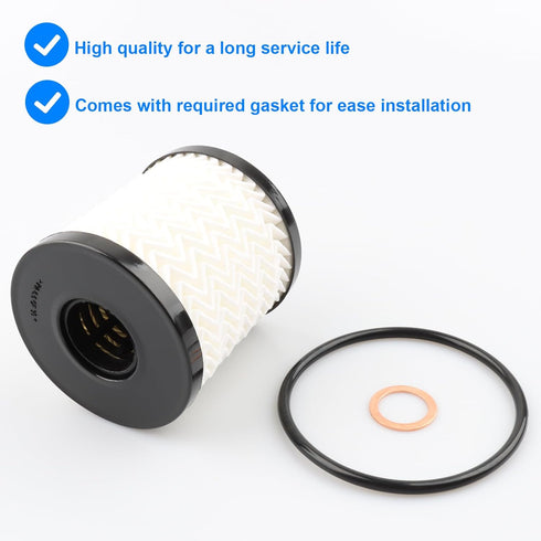 Oil Filter, Replace 11427622446 Compatible with Mini Cooper & Mini Cooper S - 2007-2015 Mini Cooper, 2011-2016 Mini Cooper Countryman, 2013-2016 M...