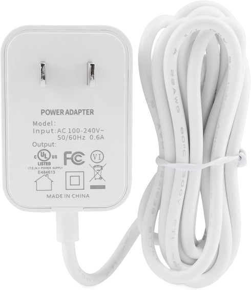 LEFXMOPHY Charger for VTech VM901 VM919HD Baby Monitor Camera (Not for Handheld Screen Parent Unit) 5V Power Adapter UL Aadpter with 5ft Cord...