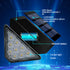 Solar Step Lights, Stair Fence Triangle Lights IP67 Outdoor Waterproof LED Deck Light for Garden Yard Patio, Porch, Front Door, Outside, Pathway, ...