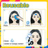Face Painting Practice Board, 4 Pieces A4 Resuable Colored Makeup Template, 8.3" x 11.7"...