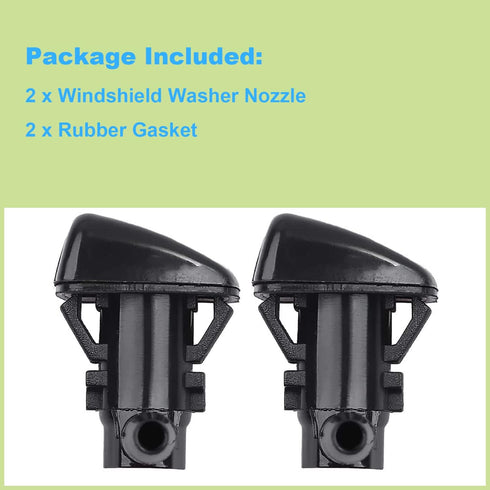 8E5Z17603A Windshield Washer Nozzle (Pack of 2) for 2008-2012 Fusion Lincoln MKZ 2008-2011 Mercury Milan...