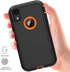 for iPhone XR Case with 2 x Screen Protector, Heavy Duty Shockproof/Drop Proof/Dust Proof 3-Layer Military Protection Full Body Rugged Defender Du...