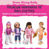 6pc Horseback Riding Outfit - 18" Doll Clothes & Accessories Compatible w American Girl Dolls - Equestrian Set includes Hat, Shirt, Jacket, Pants,...