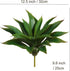 JUSTOYOU Large 12.5" Artificial Succulents Aloe Plants Real Touch Fake Flowers Unpotted for Home Wedding Festival Arrangement (1, Green)...