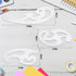 Fulmoon 3 Pcs Stainless Steel French Curve Ruler for Pattern Making Metal Drafting Stencils Reusable Drafting Templates Drawing Ruler for Leather ...
