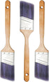 Paint Brush Set - 3 Each - 2 Inch Angle Brush Set for All Latex & Oil Based Paint and Stains...