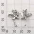 iloveDIYbeads 100g (66pcs) Craft Supplies Antique Silver Wings Angel Fairy Charms Pendants for Crafting, Jewelry Findings Making Accessory for DIY...