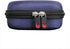 Hermitshell Hard Travel Case for TOZO T10 TWS Bluetooth 5.0 Earbuds True Wireless Stereo Headphones (Dark Blue+Black Zipper)......