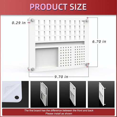 YIMAGUJRX 40 Switches Acrylic Lube Station for Custom Mechanical Keyboard Switches(White...