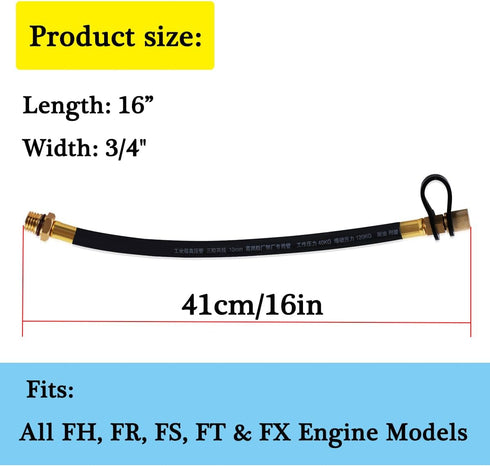 510440902 Engine Flexible Oil Drain Hose Compatible With Kawasaki Engine(Replace # 510440902)...