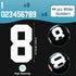 Tenare 44 Pieces 8 Inch Iron on Numbers for Jersey T-Shirt Heat Transfer 0 to 9 Numbers Heat Press Stickers for Team Uniform Sports Basketball Foo...