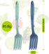 2 Pcs Silicone Flexible Fork 11.6 Inch Silicone Fork Heat Resistant Cooking Fork Large Fork Kitchen Non Stick Fork Ultimate Fork for Mix Ingredien...