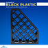 1InTheOffice Plastic Magazine File Holder, File Holder Organizer Box, 3 x 10 x 11.88, Recycled, Black, (2 Pack)...