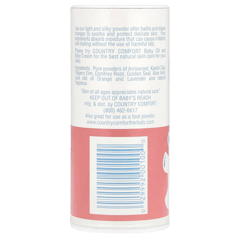 Pure & Natural Herbal Baby Powder, No Talc, 3 Oz...