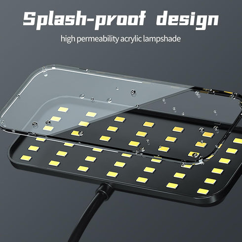 Boxtech Fish Tank Led Light, Small Aquarium Clip On Light, 8W White Led Clamp Light, 4.53 Inch USB Full Spectrum Planted Light for 3 to 6 Gallon T...