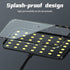 Boxtech Fish Tank Led Light, Small Aquarium Clip On Light, 8W White Led Clamp Light, 4.53 Inch USB Full Spectrum Planted Light for 3 to 6 Gallon T...