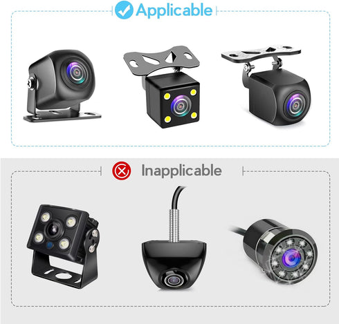 Rear Camera Mount, Dash Cam Car Rear Camera Rear Window Holder, Rearview Camera Rear Windshield Bracket, Backup Camera Car Recorder Mirror Camera ...
