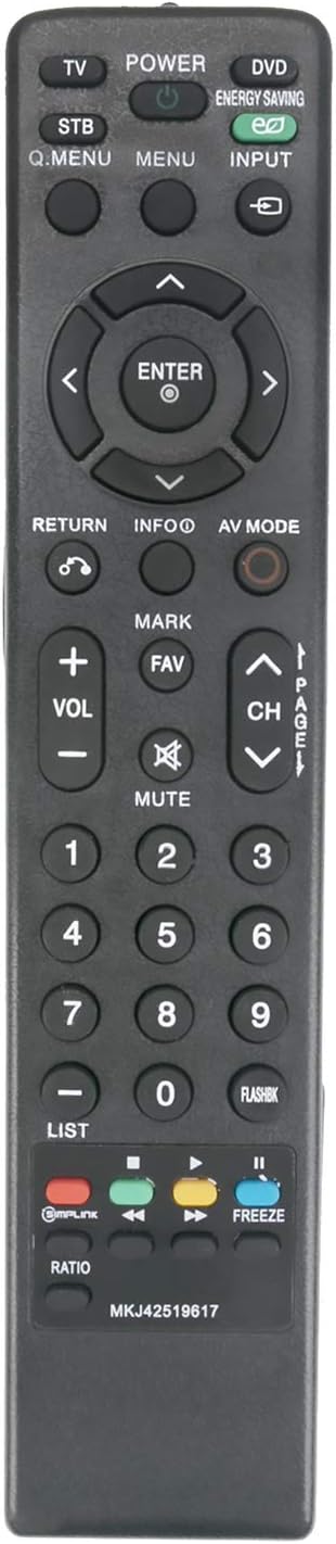 AIDITIYMI MKJ42519617 Remote Control Replacement for LG TV 42PQ10 42PQ12 50PQ10 50PQ30C 50PQ31 50PQ60 50PS10 50PS11 50PS11-UB 50PS30 50PS30-UB 50P...