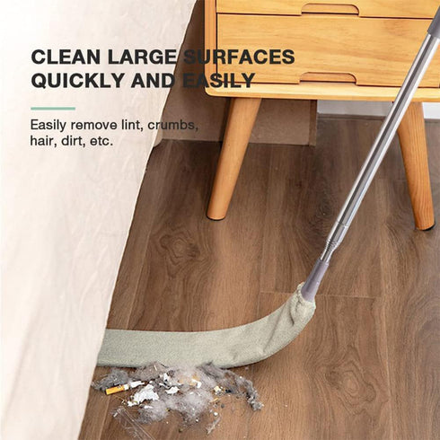 2PCS Retractable Gap Dust Cleaner, Microfiber Hand Duster, Under Fridge & Appliance Duster, Telescopic Dust Brush for Wet and Dry, Cleaning Tools ...