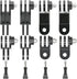 3-Way Adjustable Extension Pivot Arm Straight Joints Adapter Mount Kit, Long and Short, Same and Vertical Direction Straight Joints Connector Conv...